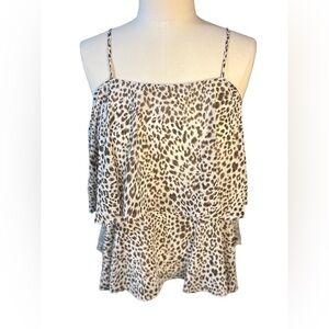Sam Edelman Ludlow Tiered Blouse Size M